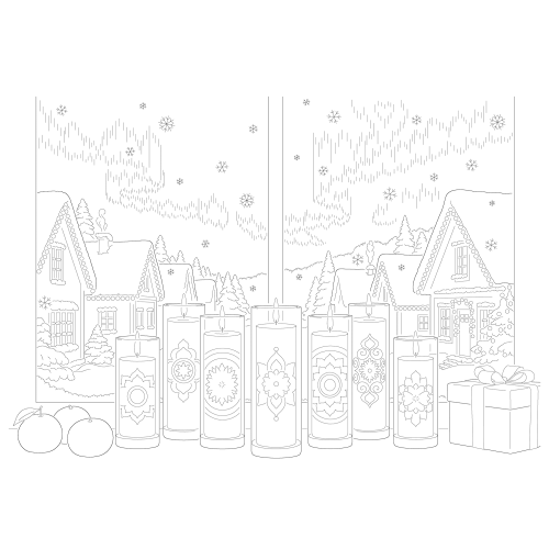 Открытка-раскраска ВЕСТЬ